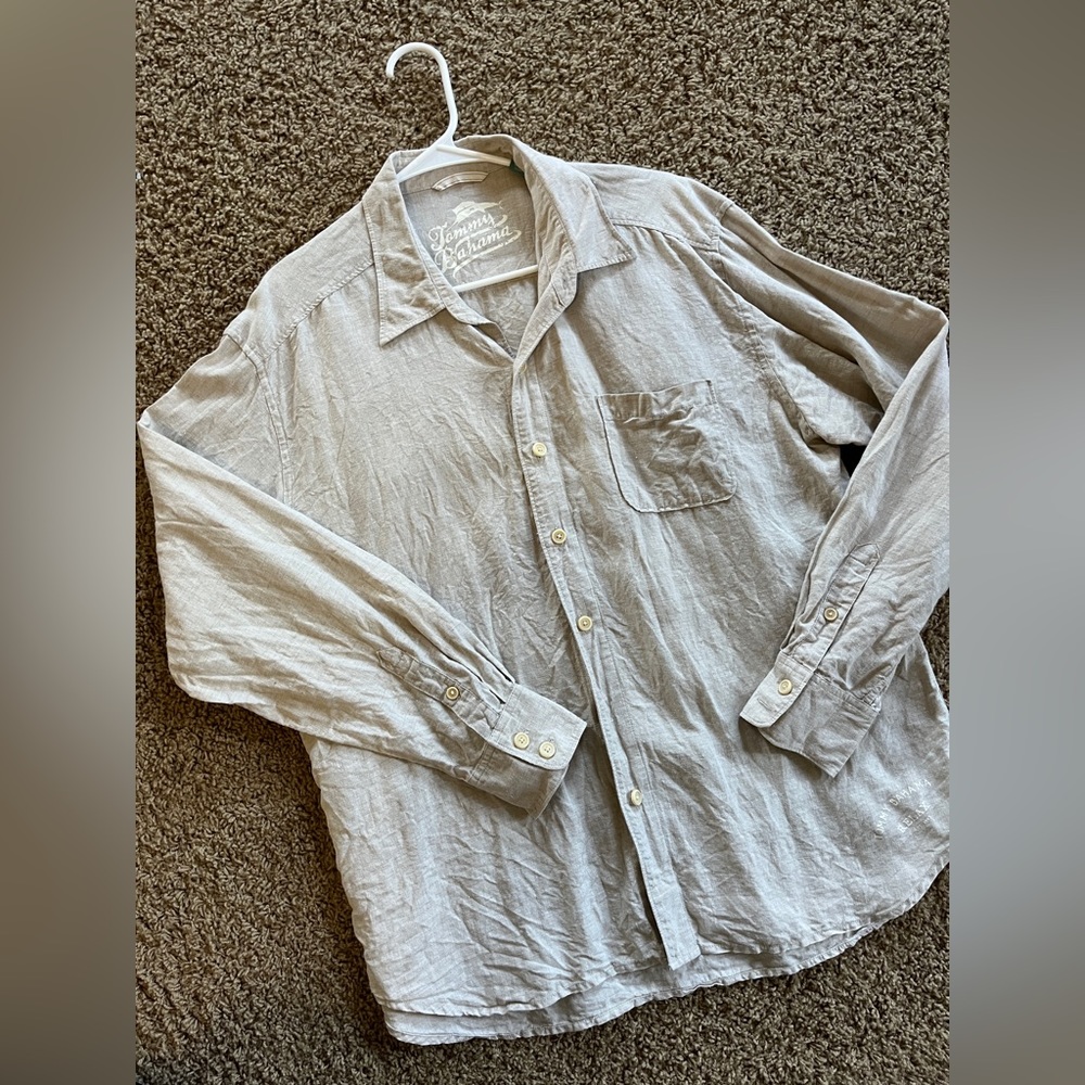Tommy Bahama Linen L/S shirt sz. XL